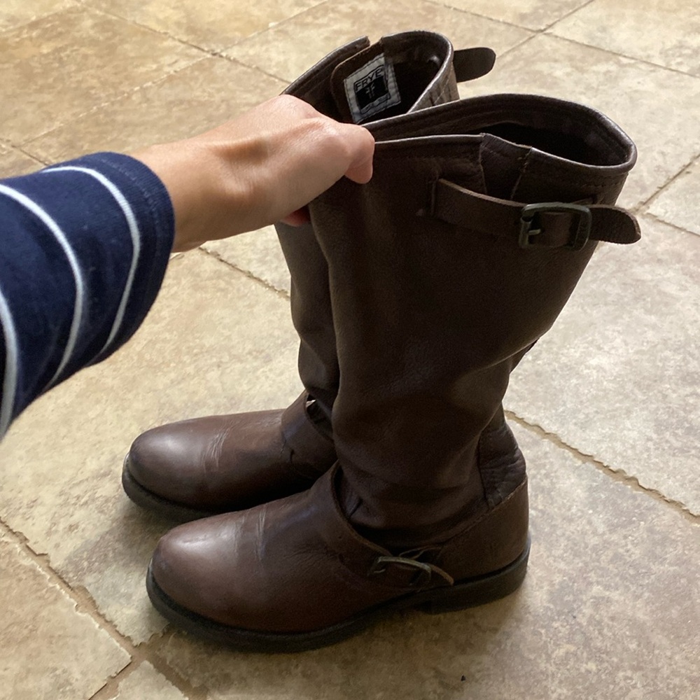 Frye Veronica boots. slouchy. Size 8.